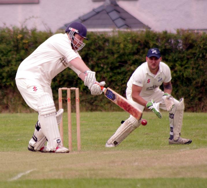 Harry Thomas - guided Lawrenny to victory with a fine unbeaten half century